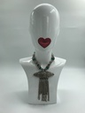 Statement Blue Sliver Necklace