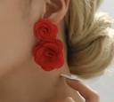 Red Roses Earrings