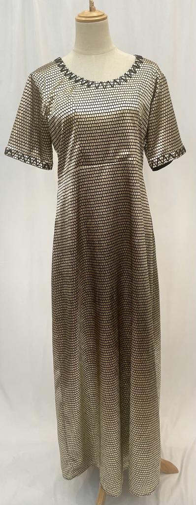 Golden Squares Dress