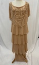 Beads ruffles Dress