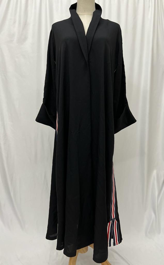 Casual Strips Abaya