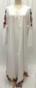 colorful embroidery white Dress