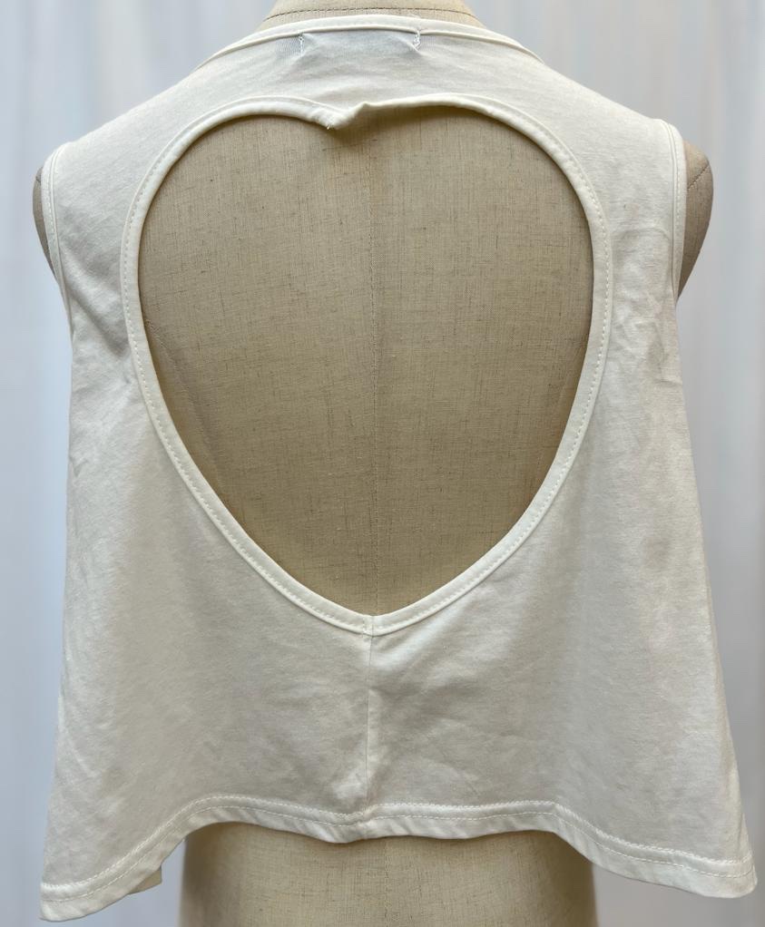 Back heart Top