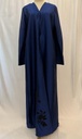 Dark blue sequins abaya