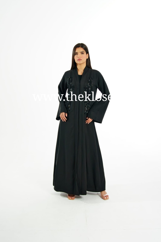 Beaded black Abaya