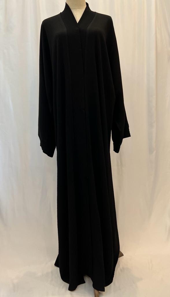 Lined black abaya