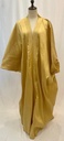 Camel bubble sleeves abaya
