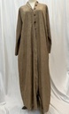 Buttons brown Abaya