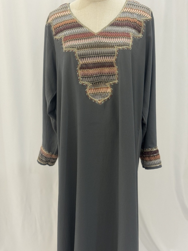 Handmade beads Jalabia Dress