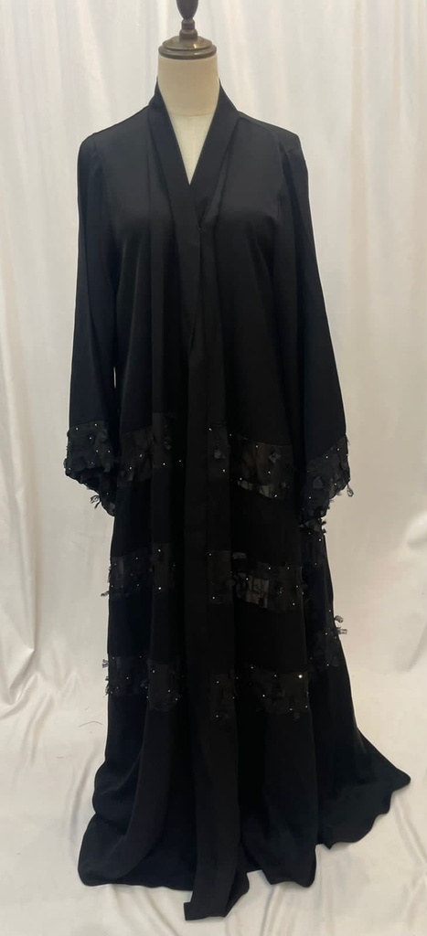 Ruffles & Stones black Abaya