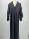 Floral beaded tassels Abaya