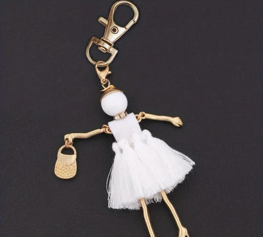 White Lady keychain