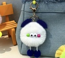 Fluffy kawaii keychain