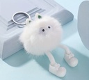 Animal Pom Pom Keychain