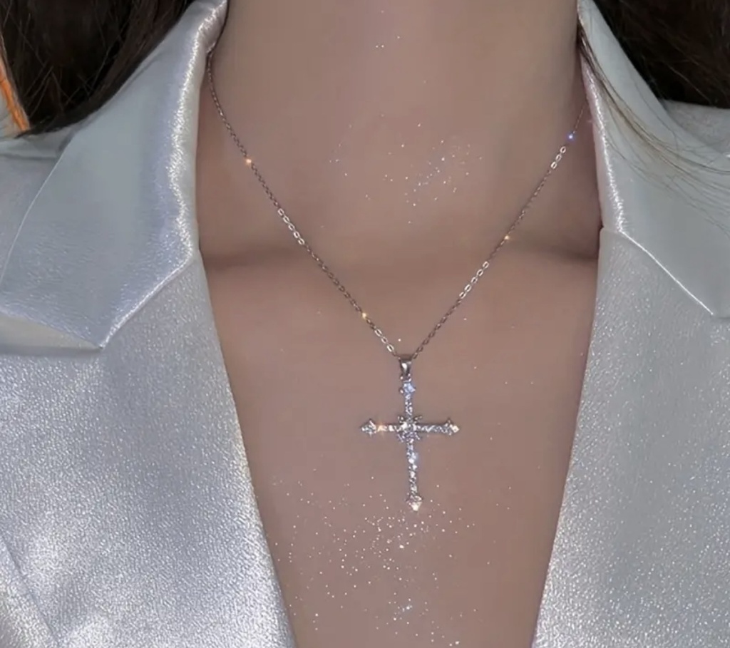 Cross crystals Necklace
