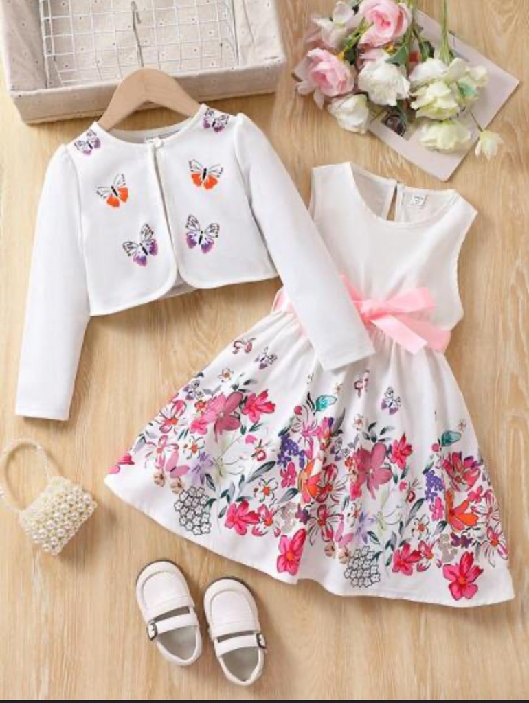 Butterfly Floral Outfit