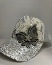 Rhinestone Butterfly Cap