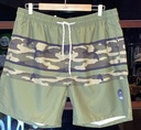 Men's Swimwear Short Green&Army Print