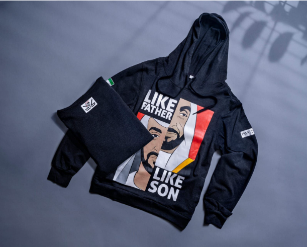 Like Father Like Son Men Hoodie 