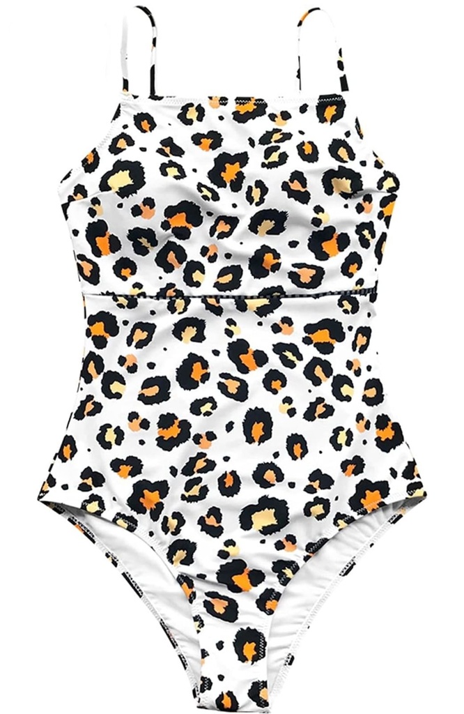Elegant Leopard Bikini One Piece 