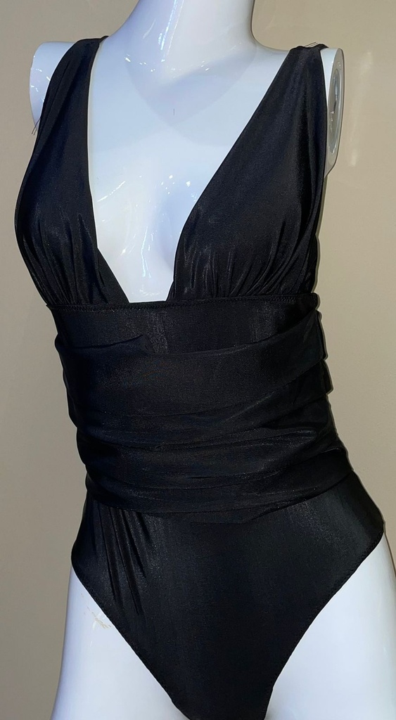 Black One Piece Swimsuit 
