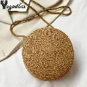  Round Straw Women's Bag 