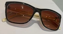 Cat Eye Sunglasses Cream and Black Color 