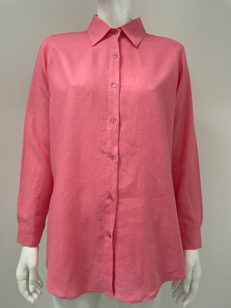 Chic Long Sleeve Button-Up Shirt 