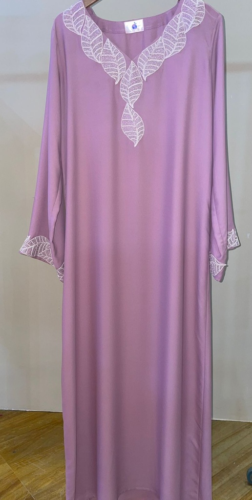Stylish Dress With Floral Embroidery & Sequins