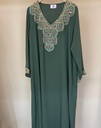 Elegant Loose V Neck Dress 