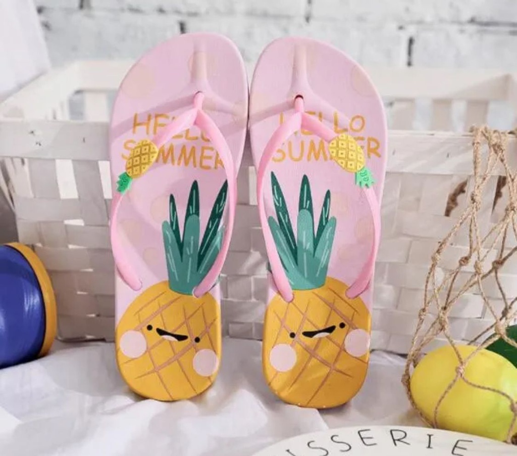 Pineapple Flip-Flops Slippers