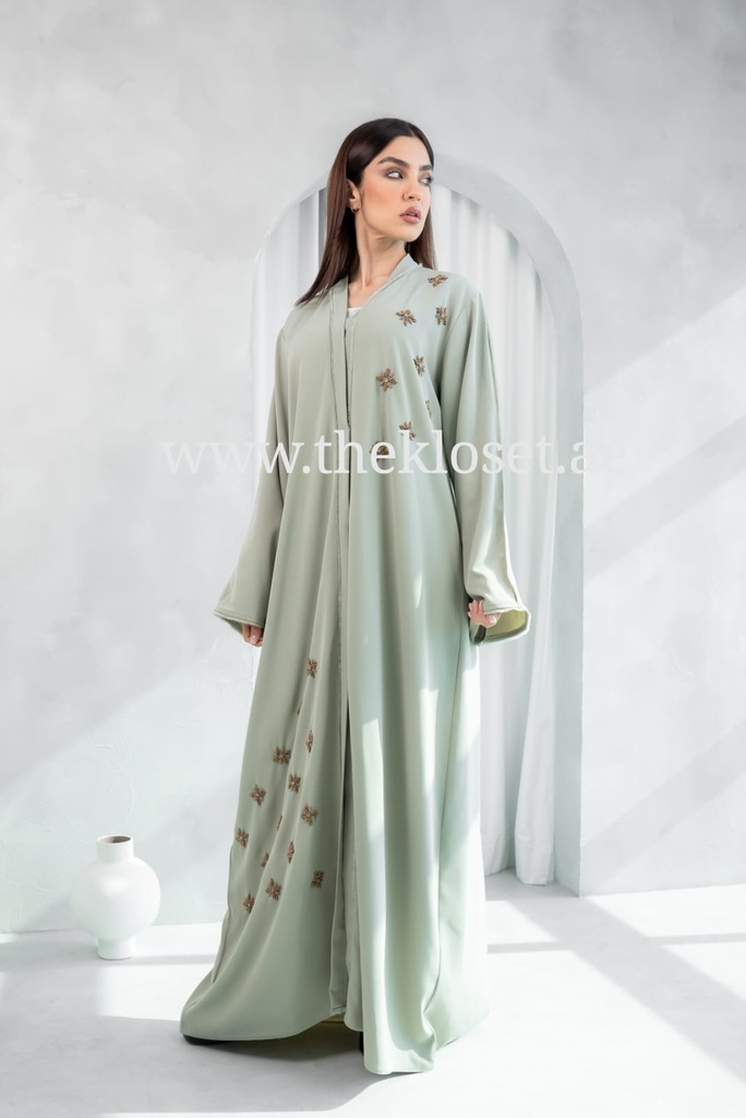 Chic Beaded Abaya 