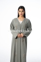 Stylish Beaded Foliage Abaya 