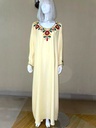 Chic Dress Colorful Embroidery