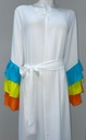 Layered Colorful Ruffles Dress  