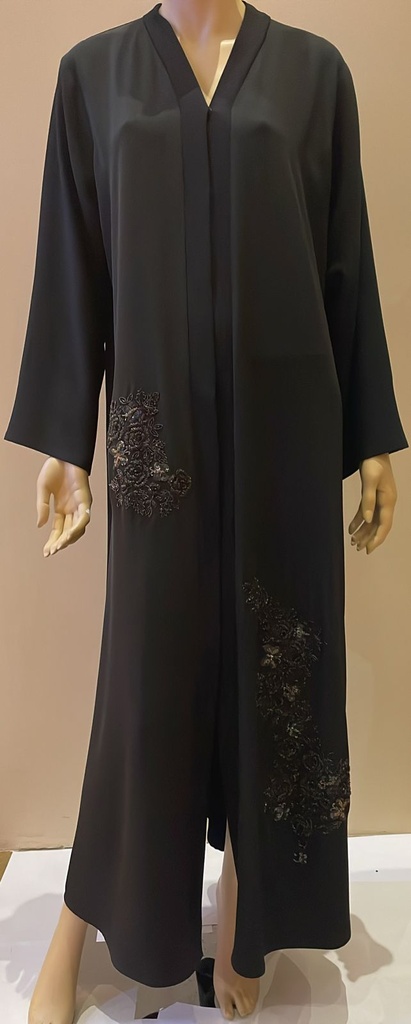 Stylish embroidered Black Abaya