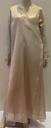 Golden chiffon wrap Abaya