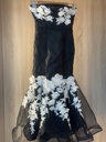 Black Mermaid Petite Prom Dress
