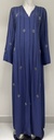 Chic Abaya Adorned with Vibrant Beads 