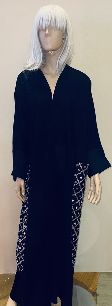 Black Fancy Abaya 