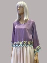 Lilac With White Dress