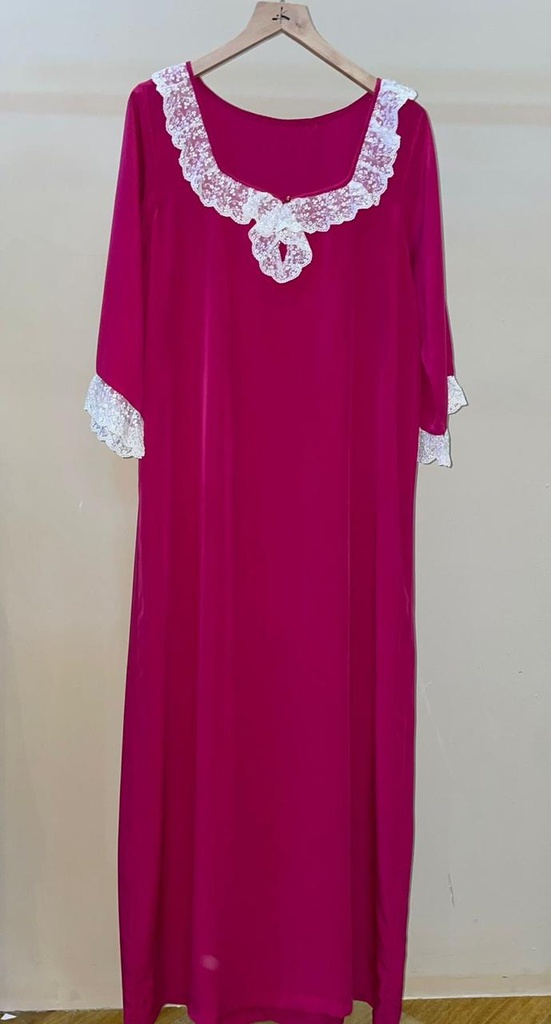 Fashionable Lace Jalabiya Dress  