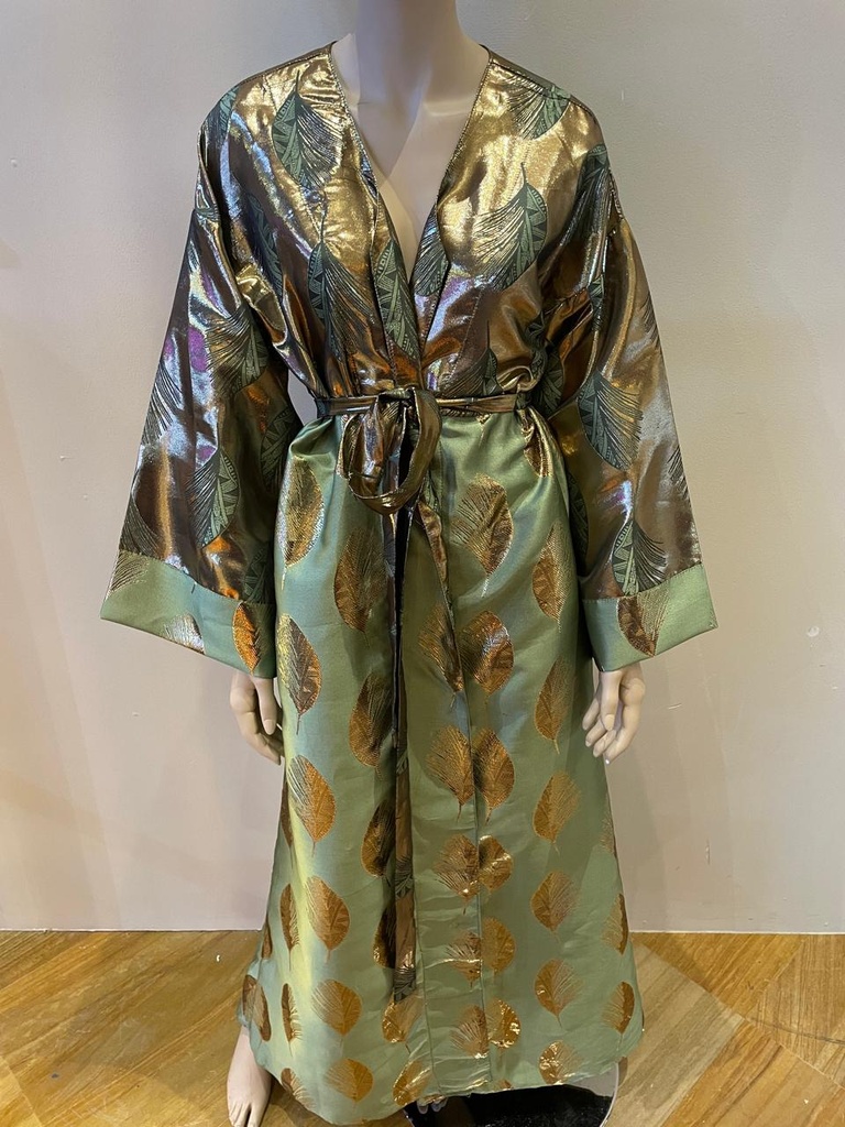 Elegant glittery Kimono dress
