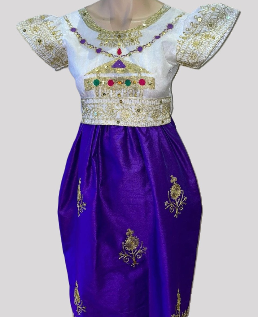 Stylish Arabic Embroidery, Traditional Design Dress