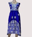 Stunning Silver Threads Embroidered Dress