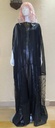 Black Abaya Embellished with Elegant Embroidery 