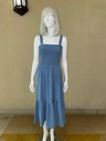 Fit & Sleeveless  Midi Dress