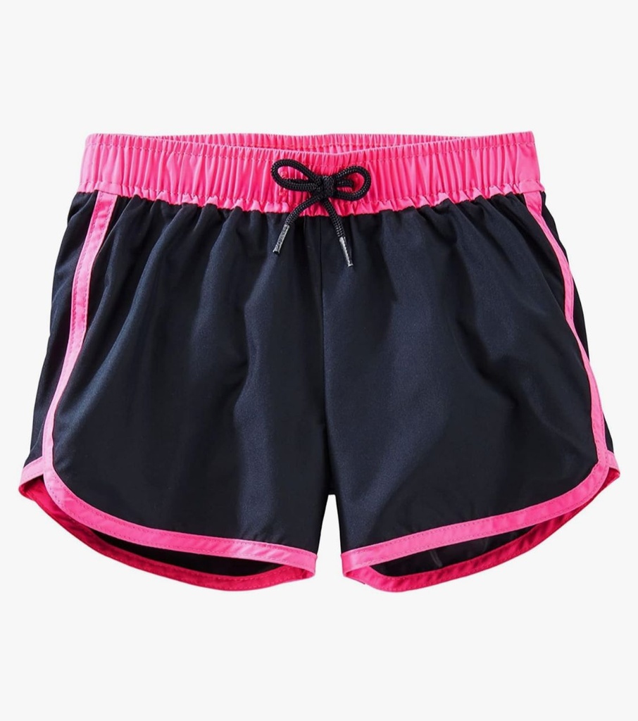 Black & Pink Swim Short 