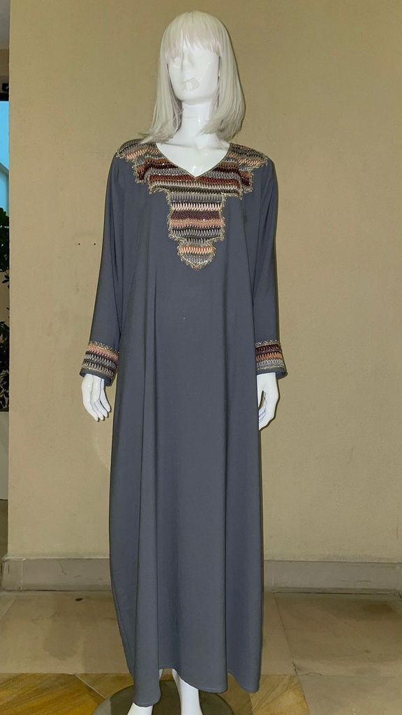  Elegant V Neck long Sleeve Dress For Spring & Summer,