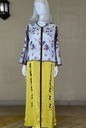 Embroidered Dress with Floral Design